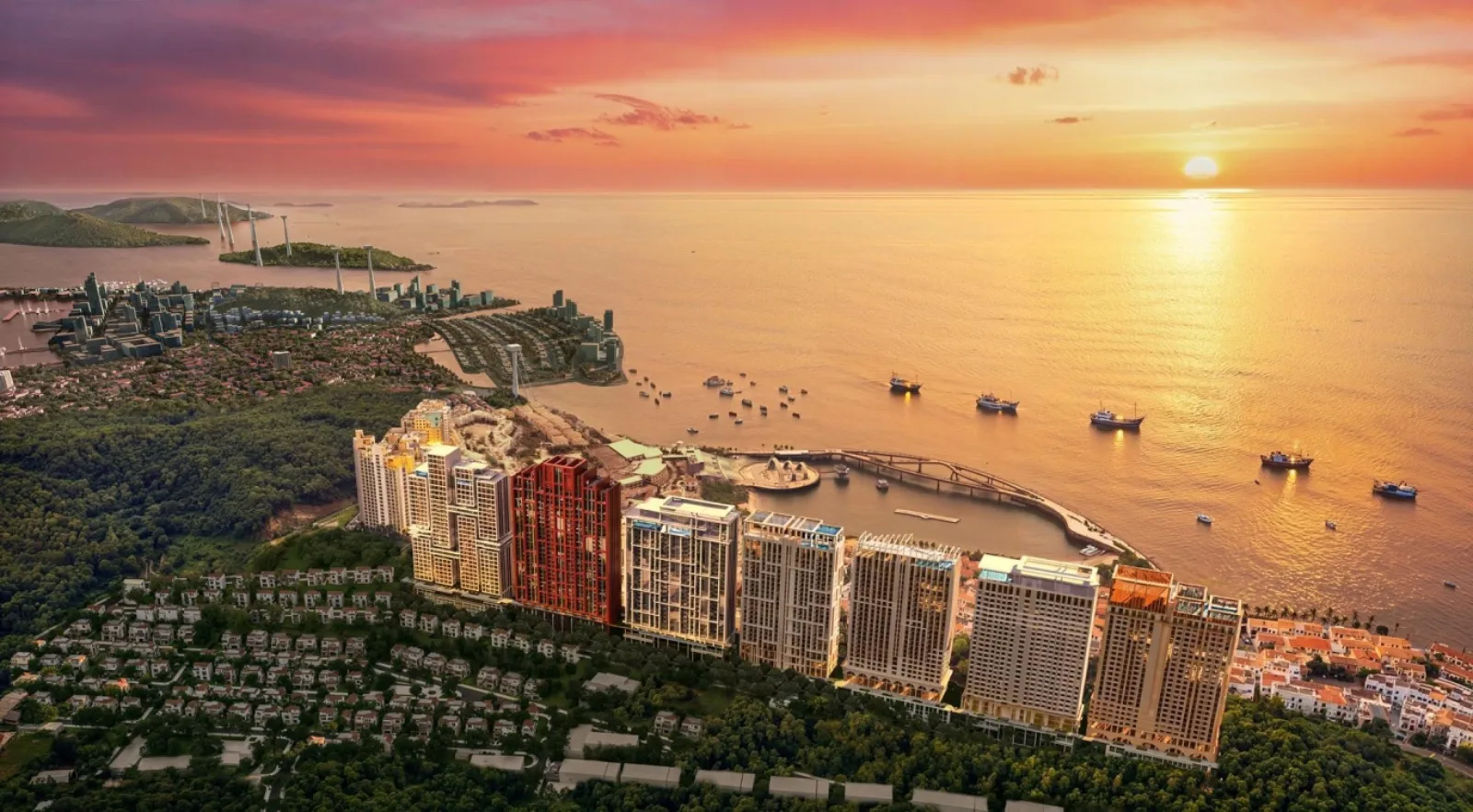 Kiến trúc ‘tôn vinh hoàng hôn’ của khu căn hộ The Sunset