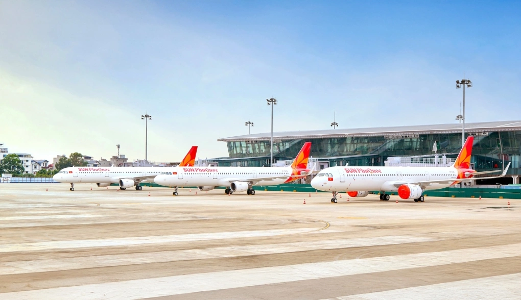 Sun PhuQuoc Airways góp phần hoàn thiện hạ tầng giao thông, nâng tầm điểm đến Phú Quốc. Ảnh: Ánh Dương